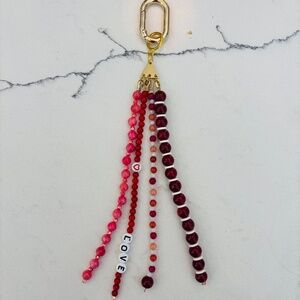 FOR YOUR VALENTINE 💝 Handmade Beaded Bag Charm/ Keychain